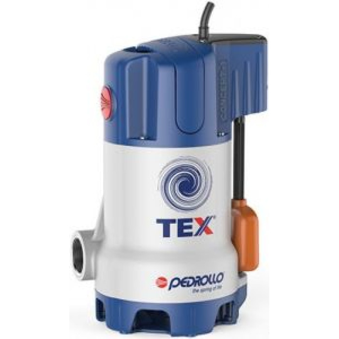 Дренажный насос 12 м3/ч Pedrollo TEX 2 0,37 кВт 220 В Дренажный насос 12 м3/ч Pedrollo TEX 2 0,37 кВт 220 В