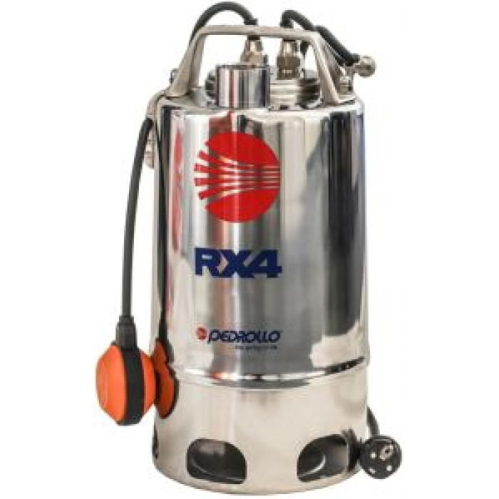 Дренажный насос 15,6 м3/ч Pedrollo RXm 4 0,75 кВт 220 В Дренажный насос 15,6 м3/ч Pedrollo RXm 4 0,75 кВт 220 В