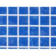 Пленка ПВХ для бассейна Haogenplast Matrix Blue (синяя мозаика с глазурью) 1,65х25м