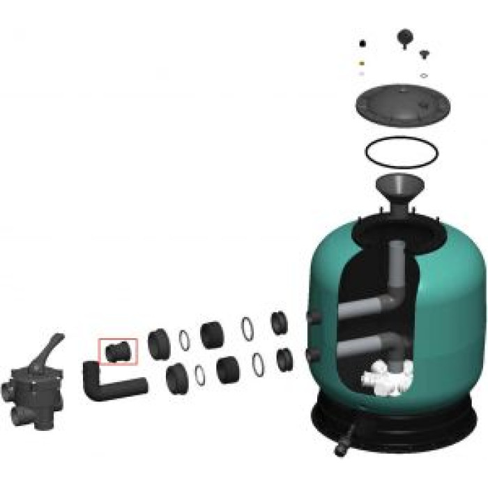 Патрубок прямой подсоединения бокового вентиля 1 1/2" Gemas (0221501081) Патрубок прямой подсоединения бокового вентиля 1 1/2" Gemas (0221501081)