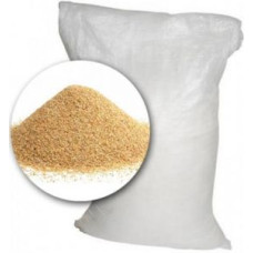 Песок кварцевый желтый окатанный фракция 0,4-0,8 мм, 25 кг (P0408)