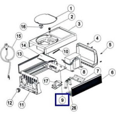 Плата контроля хлоратора Aquaviva SSC50 PCB Ver 5.6