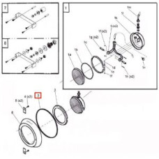 Прокладка-кольцо лицевой части прожектора Pahlen (122722)