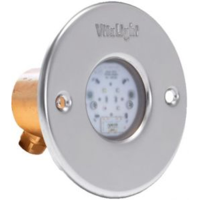 Прожектор светодиодный 11 Вт Hugo Lahme Led 4/4, белого свечения, универсальный, бронза/нержавеющая сталь AISI-316 (4.40400020) Прожектор светодиодный 11 Вт Hugo Lahme Led 4/4, белого свечения, универсальный, бронза/нержавеющая сталь AISI-316 (4.40400020)