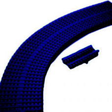 Переливная решётка гибкая Astral Pool 22х195 мм, темно-синий (28656CL60)