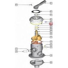 Уплотнительное кольцо клапана переключения режимов вентиля IML PS-6403/6405 (7230280040)