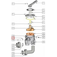 Уплотнительное кольцо смотрового окна вентилей IML PS-6103/PS-6104 (PS610102)