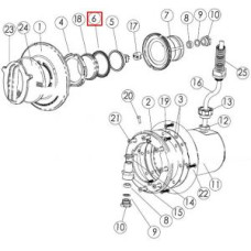 Резиновое уплотнение для светильника IML B-033-PL / В-042-L (B-033-PL5)