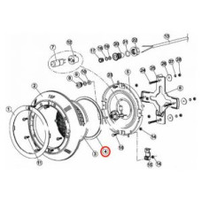 Резиновое уплотнение прожектора IML Extra Plano В-040-L (B-040-L4)