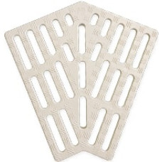 Угловой элемент 45° Serapool для переливной решетки 195х25 мм, кремовый (00022.1)