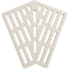 Угловой элемент 45° Serapool для переливной решетки 245х25 мм, кремовый (00027.1)