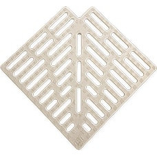 Угловой элемент 90° Serapool для переливной решетки 195х20 мм, кремовый (00021.1)