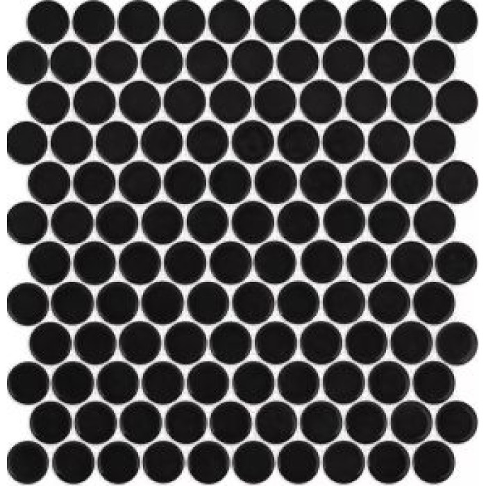 Мозаика фарфоровая Serapool 300х300 мм черная (M143) Мозаика фарфоровая Serapool 300х300 мм черная (M143)