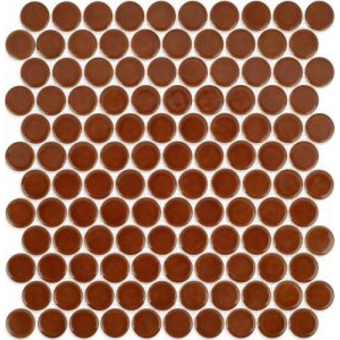 Мозаика фарфоровая Serapool 300х300 мм коричневая (M161) Мозаика фарфоровая Serapool 300х300 мм коричневая (M161)