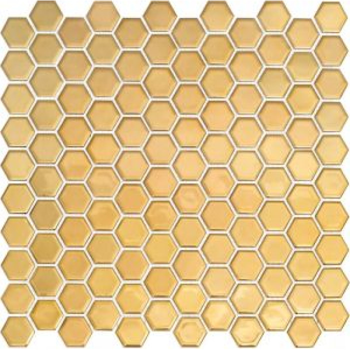 Мозаика фарфоровая Serapool 300х300 мм золотая (HG197) Мозаика фарфоровая Serapool 300х300 мм золотая (HG197)