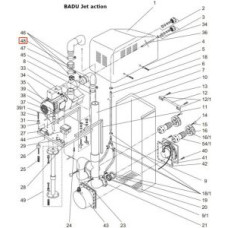 Шланг резиновый для подсоединения к насосу противотока Speck Badu Jet Action/Action-2/Swing/Swing-2, 80х6х50 мм (2306.004.003)