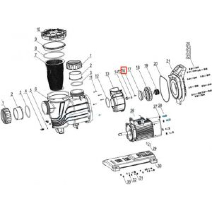 Шпонка рабочего колеса насоса Mayer Schwimmbad LX SLP/WLP (J62010008) Шпонка рабочего колеса насоса Mayer Schwimmbad LX SLP/WLP (J62010008)