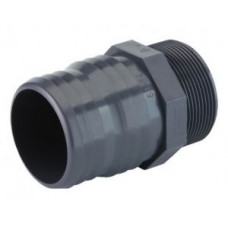 Штуцер ПВХ клеевой   1/2" НР PN16 Tecno Plastic (RV0PGF200)