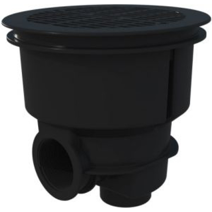 Донный слив 15 м3/ч Astral Pool Norm, под плитку ABS-пластик, антрацит (56379CL144) Донный слив 15 м3/ч Astral Pool Norm, под плитку ABS-пластик, антрацит (56379CL144)
