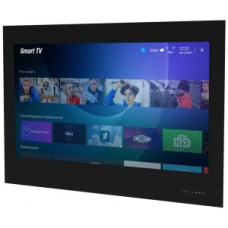 Влагостойкий встраиваемый телевизор для бассейна и ванной 43'' AVEL Smart Ultra HD (4K), черная рамка (AVS435SM, Black 2023 Smart)