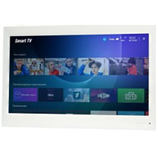 Влагостойкий встраиваемый телевизор для бассейна и ванной 55'' Avel Ultra HD (4K), белая рамка (AVS555SM, White HB)