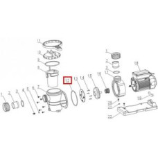 Уплотнительное кольцо корпуса для насоса Aquaviva VWS/STP 150-300