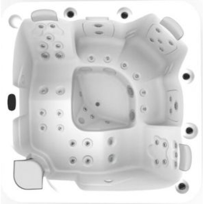 Бассейн СПА гидромассажный Astral Pool Emotion E, 216х216х90 см, графитовый (69122AP305) Бассейн СПА гидромассажный Astral Pool Emotion E, 216х216х90 см, графитовый (69122AP305)