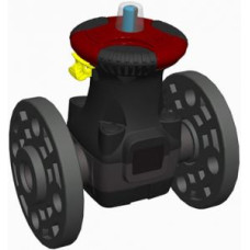 Вентиль мембранный ПВХ, EPDM  32 мм Cepex PN10 фланцевые окончания (56669)