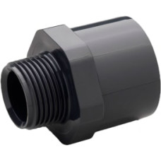 Муфта ПВХ переходная 20х16 мм х 3/8" НР Comer (AD12012A)